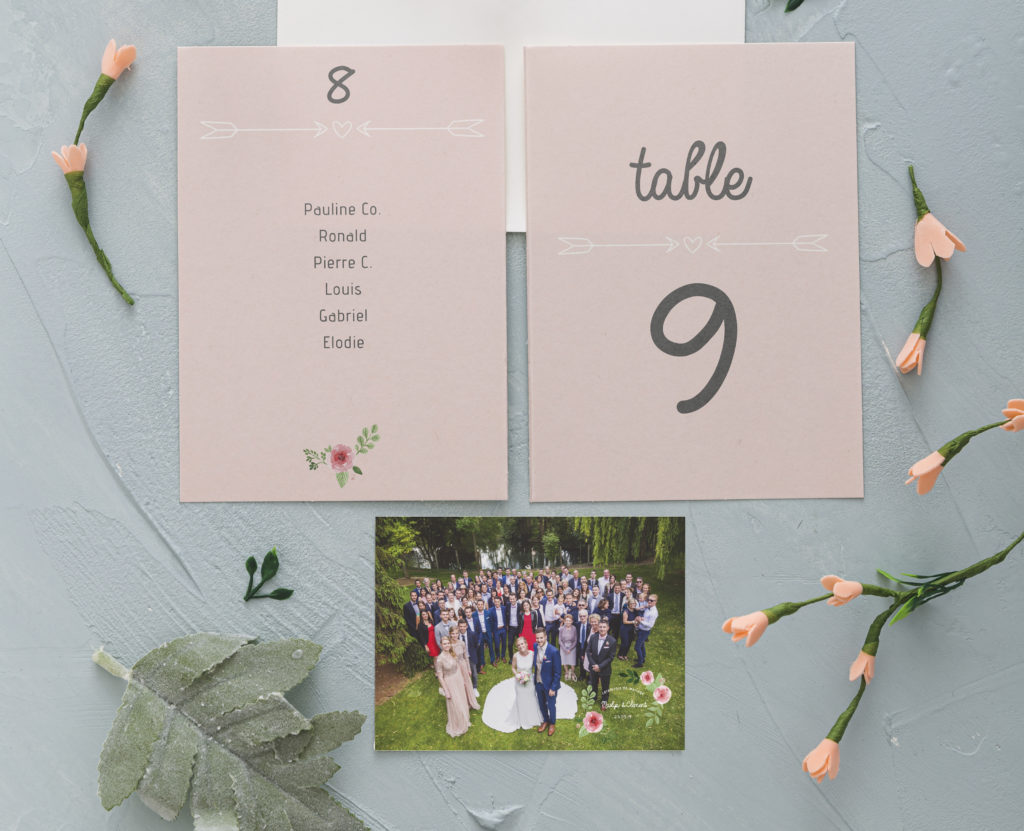 FAIRE PART-MARIAGE-M_C-3 - 1 Noiseau à Paris - Graphiste illustratrice Webdesigner Val de Marne